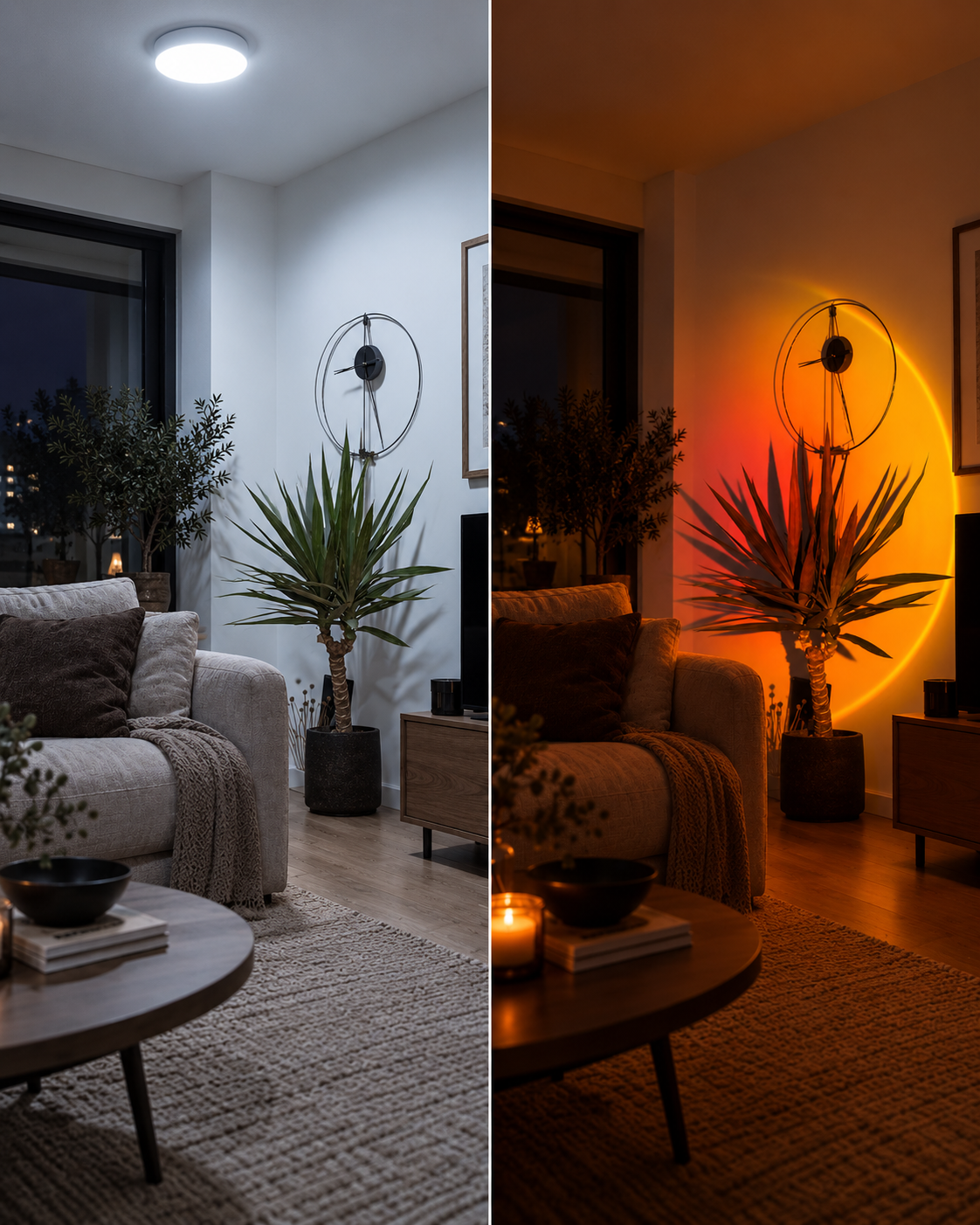 La lampe Solane en situation